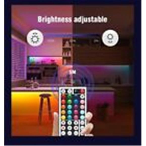 32ft LED Strip Lights Remote Control Bedroom for Indoor Use - Picture 8 of 10